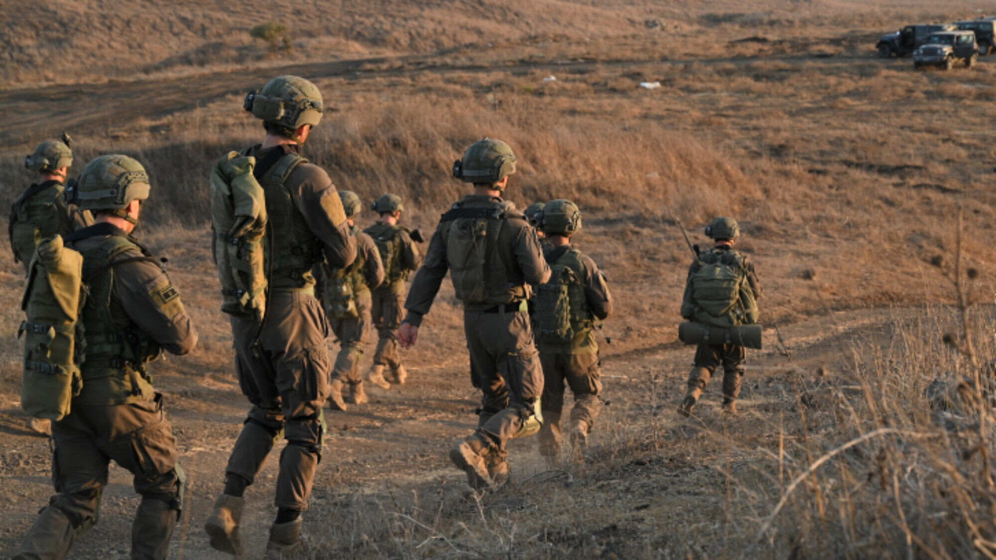 Israeli soldiers participate in a training exercise in the Golan Heights on Aug. 31, 2021. Photo by Michael Giladi/Flash90.