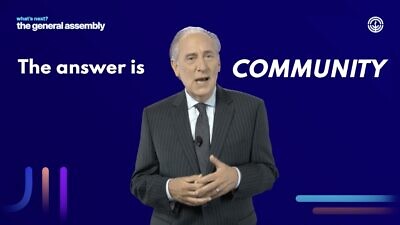 JFNA president and CEO Eric Fingerhut. Source: Screenshot.