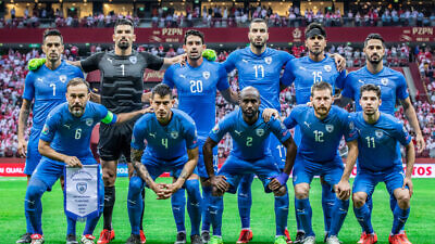 Israel's national soccer team in 2019. Credit: Mikolaj Barbanell/Shutterstock.
