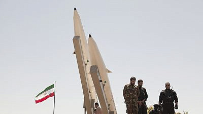 Iranian missiles on display at a Quds Day rally in Tehran, Iran, June 23, 2017. Credit: Saeediex/Shutterstock.