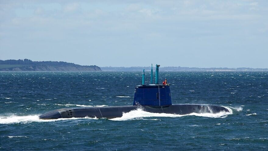A Dolphin-class submarine in 2014. Credit: ThyssenKrupp Marine Systems.