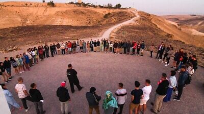 Participants from the former Soviet Union in a Masa Israel Journey program. Credit: Courtesy.