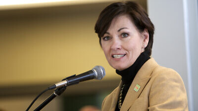 Iowa Gov. Kim Reynolds. Credit: Rich Koele/Shutterstock.