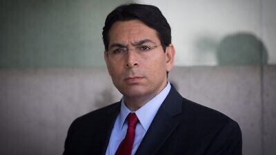 Danny Danon at the Yad Vashem Holocaust Memorial in Jerusalem on Aug. 28, 2017. Photo: Yonatan Sindel/Flash90.