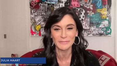 Julia Haart, star of the Netflix reality television show “My Unorthodox Life.” Credit: American Jewish University.