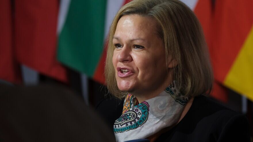 German Interior Minister Nancy Faeser, Feb. 2022. Credit: Alexandros Michailidis/Shutterstock.
