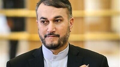 Iranian Foreign Minister Hossein Amir-Abdollahian. Photo: Tehran Times.