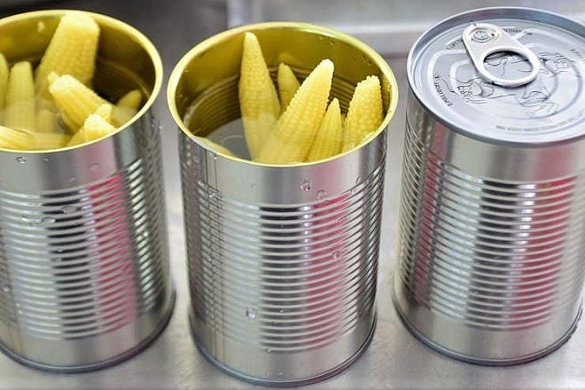 Canned baby corn. Credit: Pixaby.