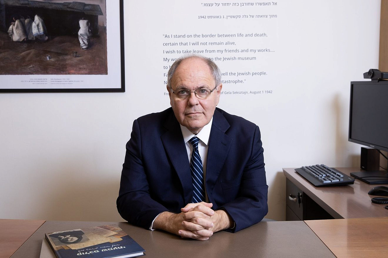 Yad Vashem chairman Dani Dayan. Photo by Alex Kolomoisky.