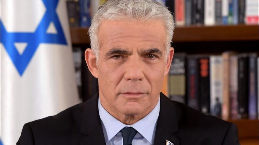Israeli Interim Prime Minister Yair Lapid, June 30, 2022. Credit: Prime Minister's Office.