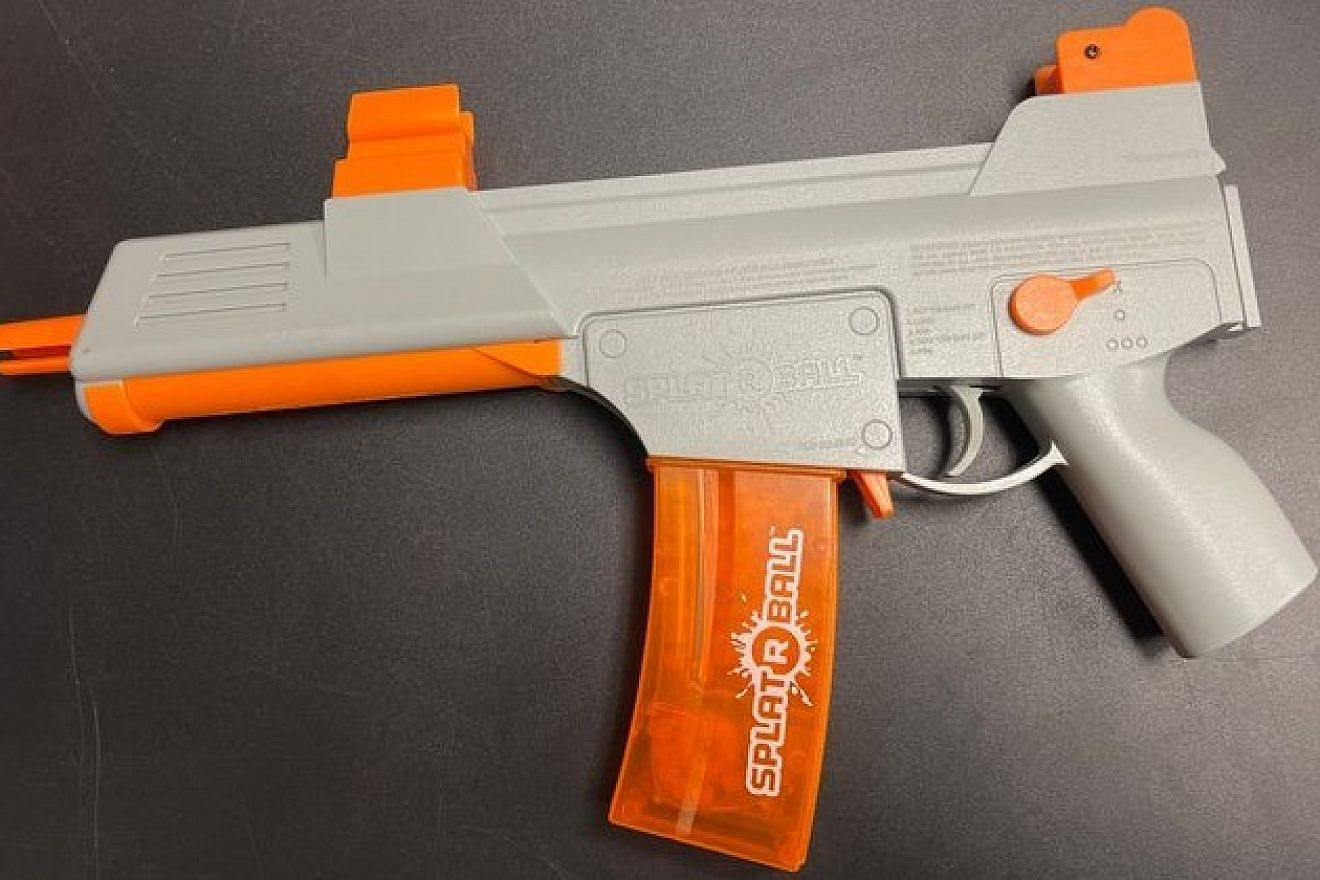 A gel gun was used to attack a Jewish man in Ramapo, N.Y., on July 31, 2022. Source: Twitter/Police Chief Marty Reilly.