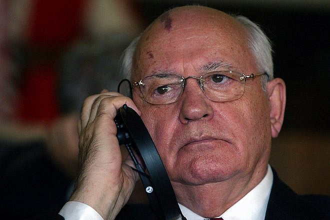 Former leader of the Soviet Union Mikhail Gorbachev at a conference in Florence, Italy, in 2004. Credit: Giacomo Morini/Shutterstock.