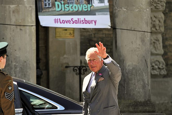 King Charles III, formerly the Prince of Wales, in Salisbury, Wiltshire, in the United Kingdom. Credit: Simon Ward Photography/Shutterstock.