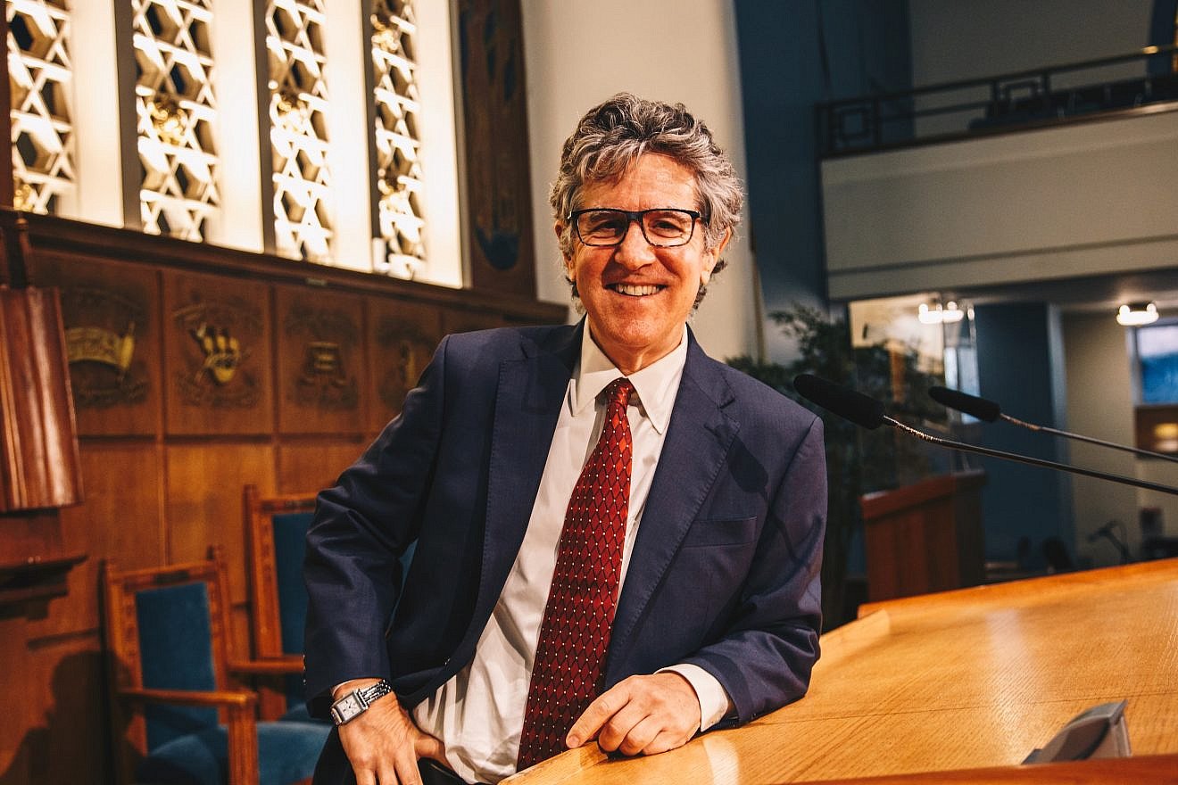 Rabbi Ammiel Hirsch of the Stephen Wise Free Synagogue in Manhattan. Photo by Edgar De La Vega.