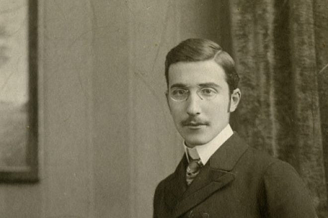 Austrian-Jewish writer Stefan Zweig in 1900. Photo: public domain/Wikimedia