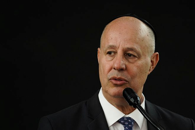 Israeli National Security Adviser Tzachi Hanegbi. Photo by Hillel Maeir/Flash90.