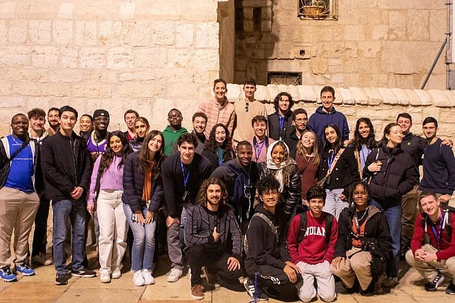ICC Geller International Fellows visit the Church of Nativity in Bethlehem. Credit: israelcc/Instagram.