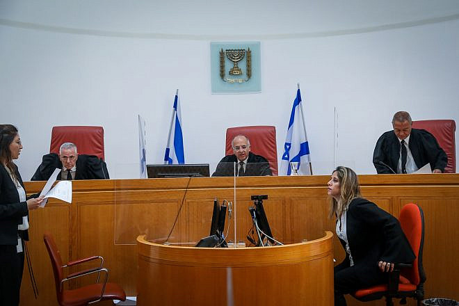 Israeli Supreme Court Justice Noam Sohlberg at the court in Jerusalem, July 18, 2022. Photo by Noam Revkin Fenton/Flash90.