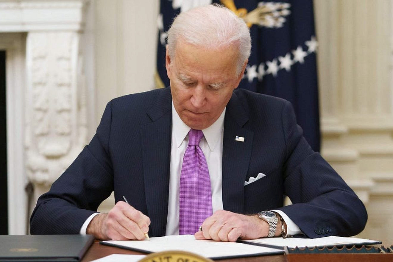 U.S. President Joe Biden relaunches the White House Office of Faith-Based and Neighborhood Partnerships, Feb. 15, 2021. Source: Twitter.