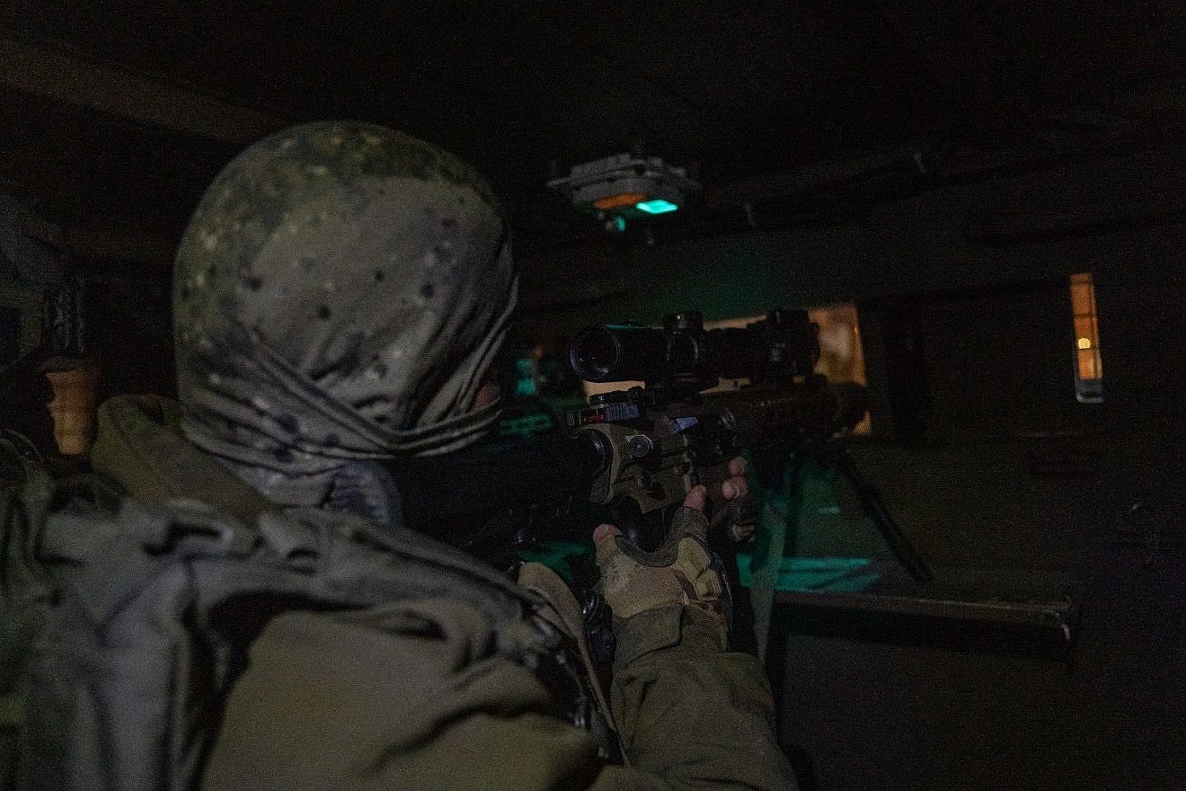 Israeli forces arrest two Palestinian terrorists suspected of carrying out the shooting attack that killed IDF soldier Staff Sgt. Ido Baruch, Feb. 11, 2023. Credit: Israel Defense Forces.