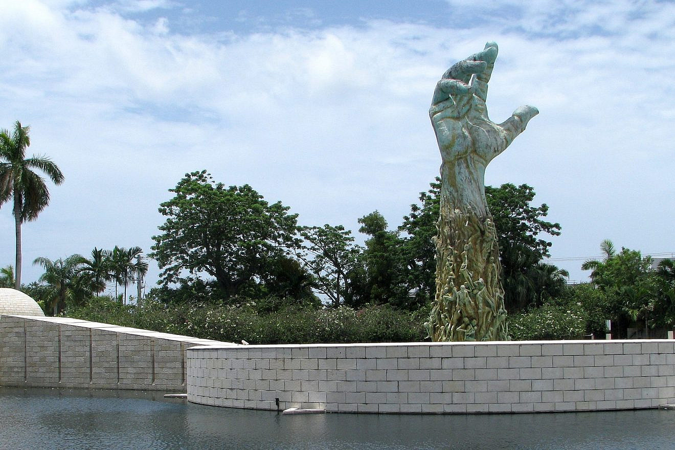The Holocaust Memorial of the Greater Miami Jewish Federation in 2009. Photo by Menachem Wecker.