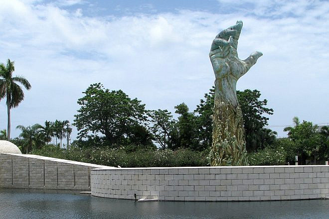 The Holocaust Memorial of the Greater Miami Jewish Federation in 2009. Photo by Menachem Wecker.