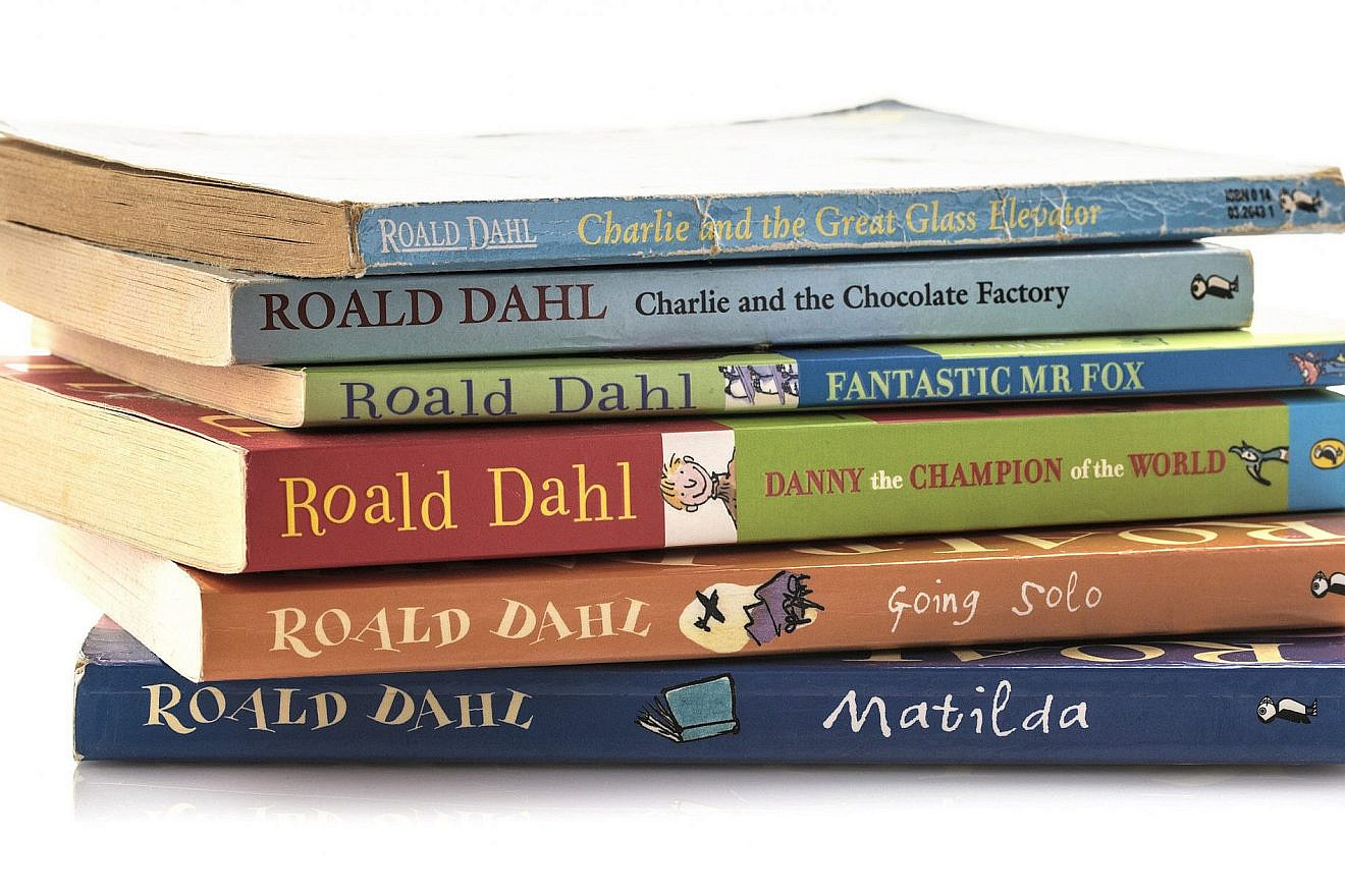 A stack of books by British author Roald Dahl. Credit: Shutterstock.