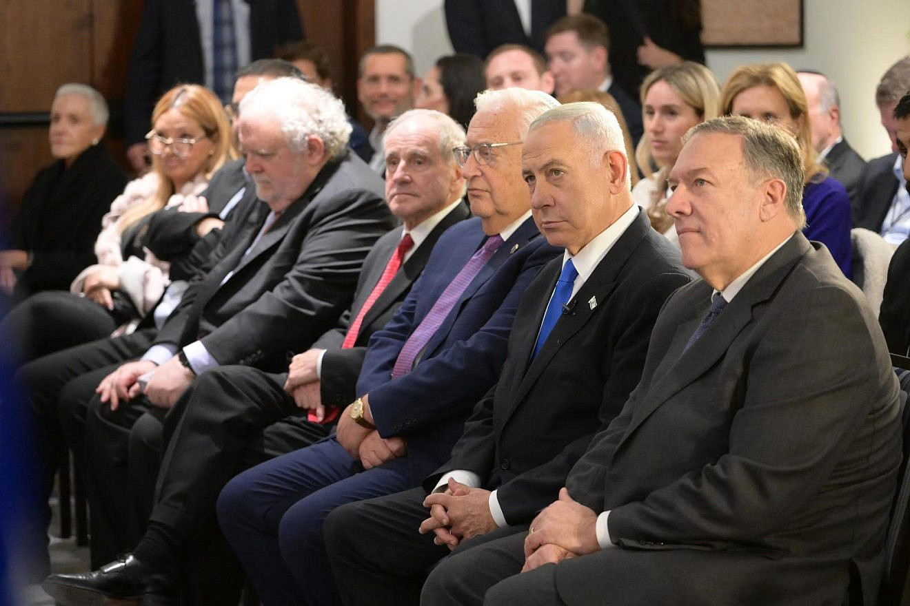 Israeli Prime Minister Benjamin Netanyahu attends the Hertog National Security Conference in Tel Aviv-Jaffa, Feb. 21, 2023. Credit: Amos Ben-Gershom/GPO.