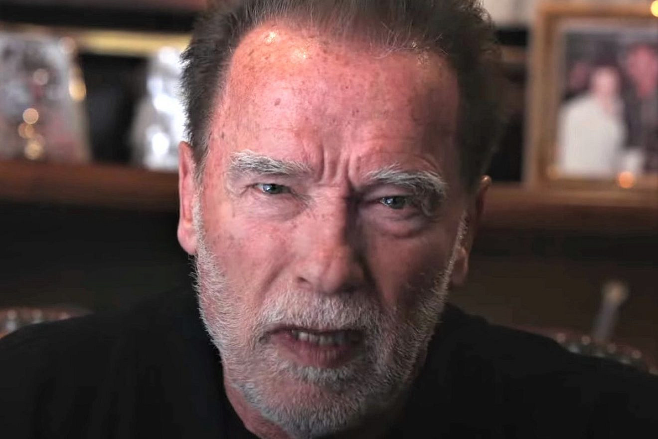 Arnold Schwarzenegger. Source: YouTube screenshot.