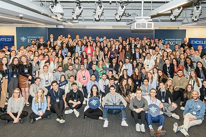 Young Jewish professionals at the Excelerate23 Summit, sponsored by Birthright Israel, in New York on March 24-26, 2023. Photo by Luis Ruiz.