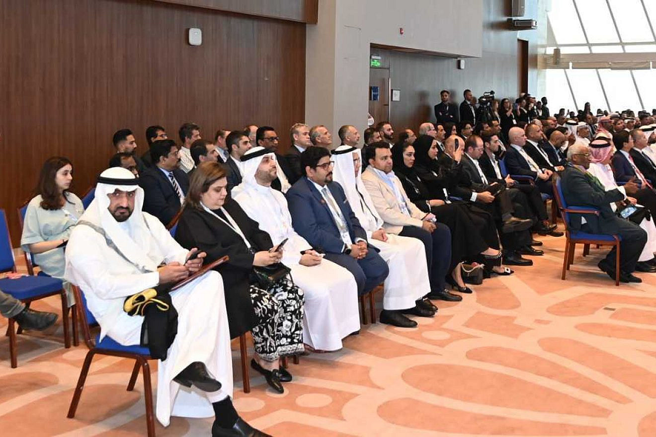 Representatives of government, large corporations, international organizations, business communities and technology innovators attend the Connect2Innovate conference in Bahrain, March 13, 2023. Credit: courtesy.