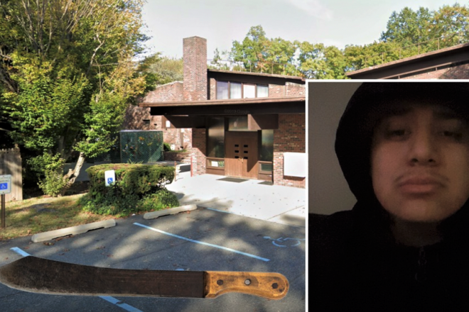 Max Sanchez, 22, of Lakewood, N.J., allegedly approached five people with a machete on March 13, 2023. Source: Twitter/StandWithUs.