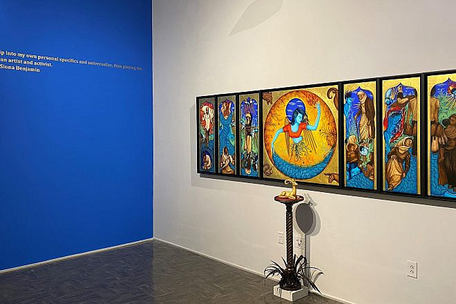 Art by Siona Benjamin. Courtesy: Cleveland State University.