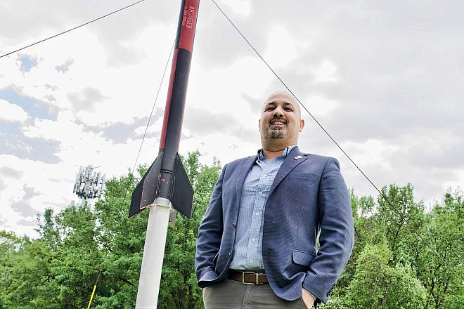 Israeli native Eliad Peretz works at the NASA Goddard Space Flight Center in Greenbelt, Md. Credit: Courtesy.