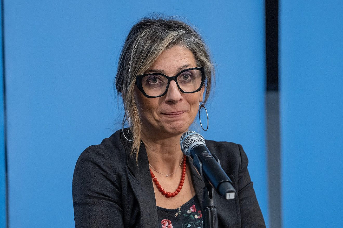 Press briefing by Francesca Albanese, special rapporteur on the situation of human rights in the occupied Palestinian Territories at the United Nations in New York City, Oct. 27, 2022. Credit: Lev Radin/Shutterstock.