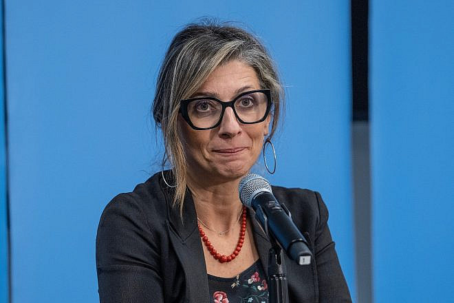 Press briefing by Francesca Albanese, special rapporteur on the situation of human rights in the occupied Palestinian Territories at the United Nations in New York City, Oct. 27, 2022. Credit: Lev Radin/Shutterstock.
