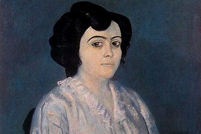 “Madame Soler” oil on canvas painting by Pablo Picasso, 1903. Credit: WikiArt.