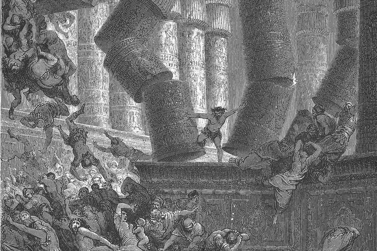 "The Death of Samson" (1866) by Gustave Doré. Source: public domain