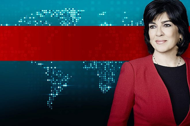 “CNN” chief international correspondent Christiane Amanpour. Source: YouTube TV.