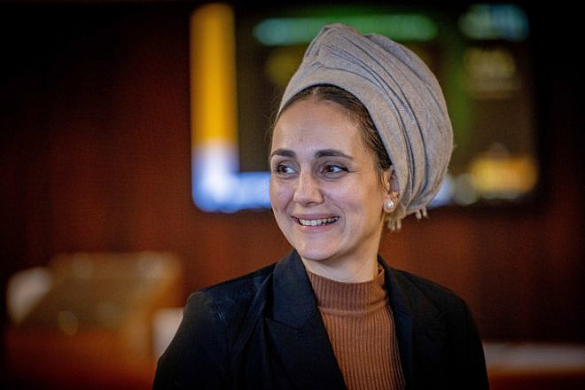 Knesset Member for the Otzma Yehudit Party Limor Son Har Melech, Nov. 14, 2022. Photo by Yonatan Sindel/Flash90.