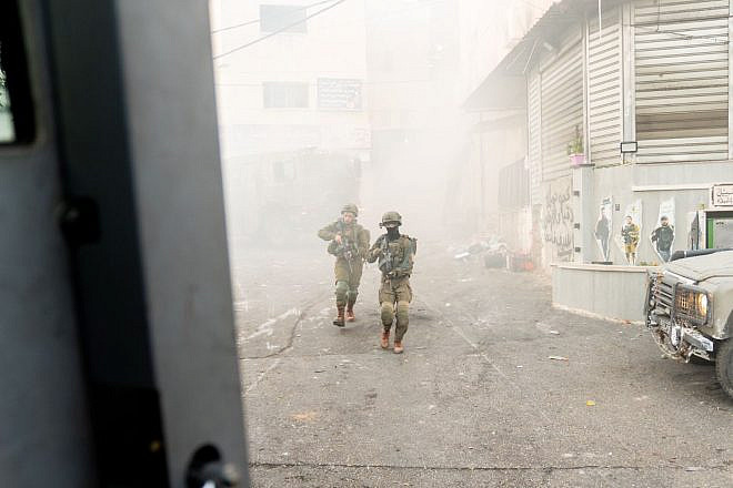 Israeli forces during counter-terror operations in Judea and Samaria. Credit: IDF.