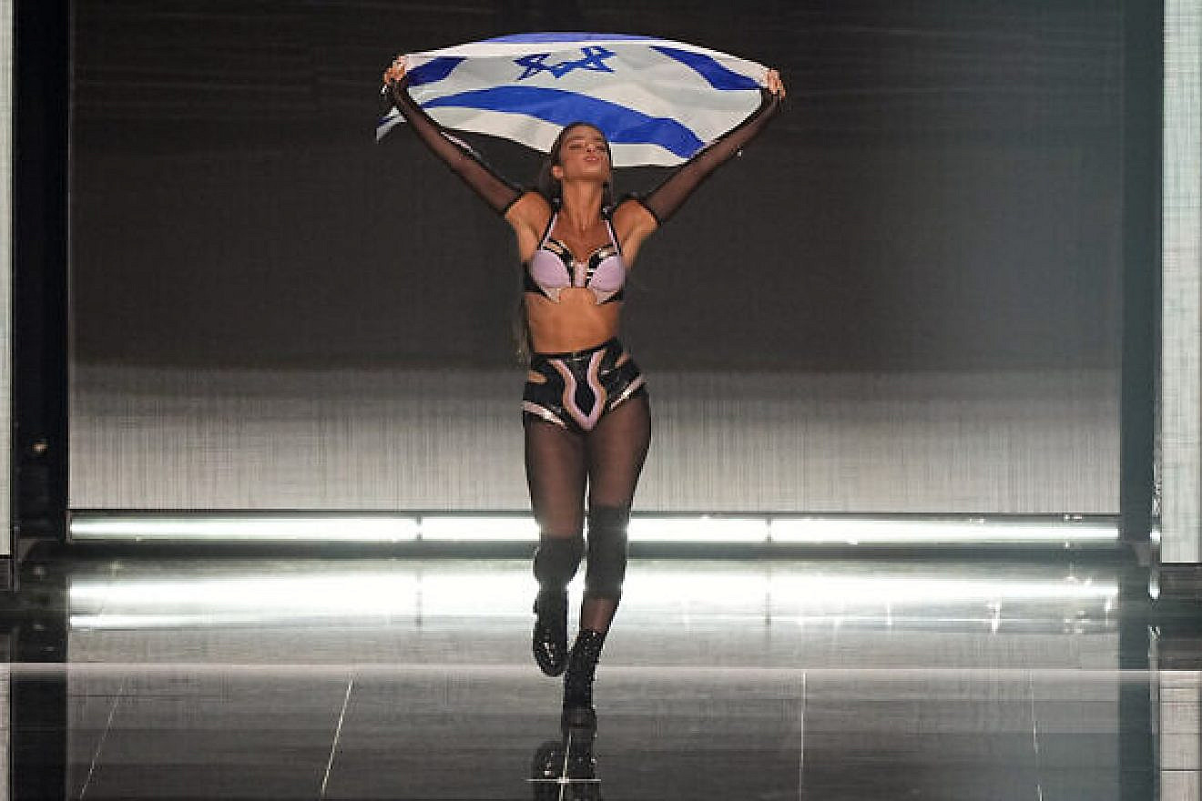 Israel's Noa Kirel at the Eurovision Song Contest final in Liverpool, May 13, 2023. Source: Twitter.