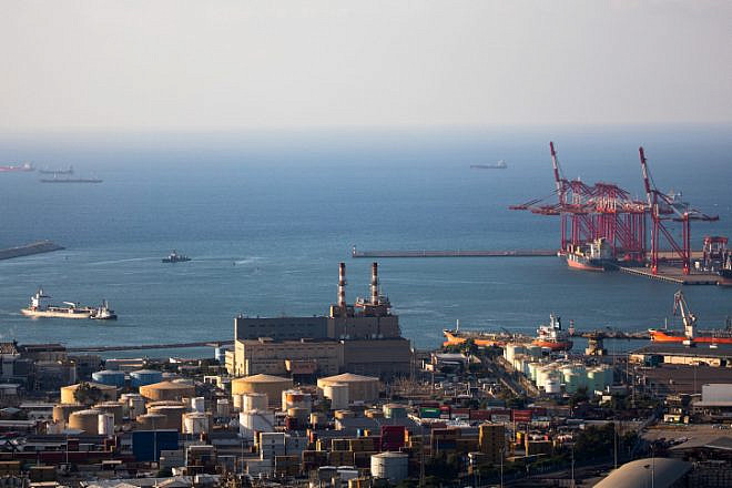 Haifa Port, July 31, 2022. Photo by Shir Torem/Flash90.