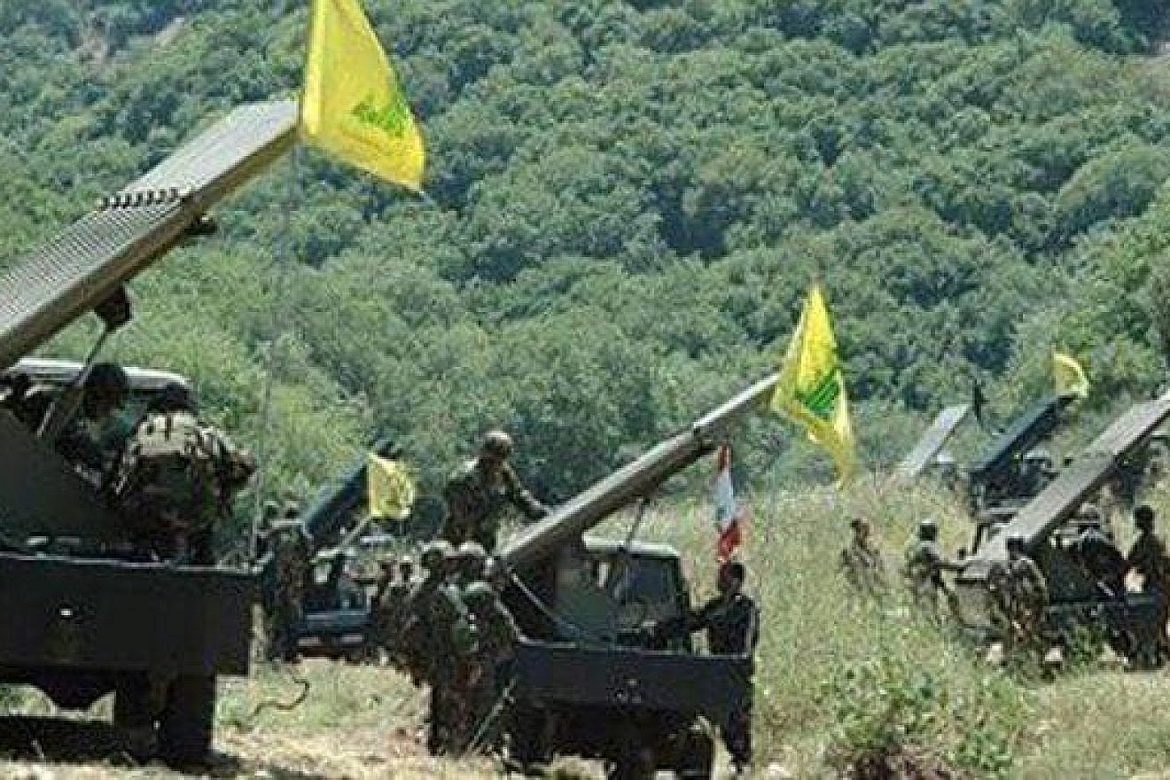 Hezbollah multiple launch rocket system (MLRS) units in Southern Lebanon prepare to simulate an attack on Israel, May 21, 2023. Source: X.