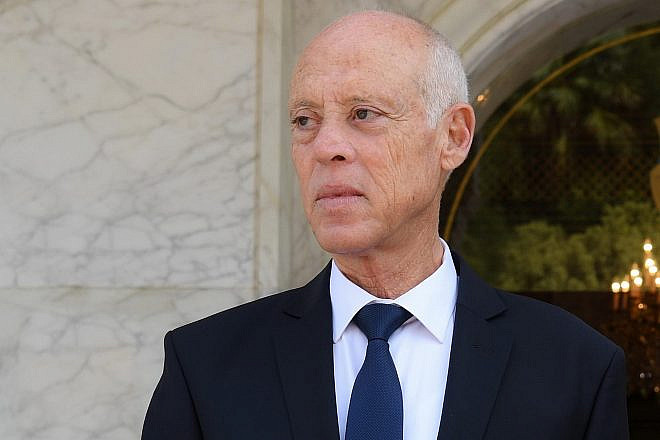 President of Tunisia Kais Saied. Credit: Houcemmzoughi via Wikimedia Commons.