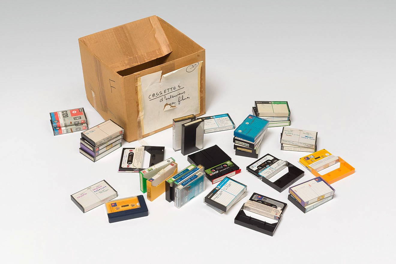 The Claude Lanzmann audio archive. Photo by Roman März.