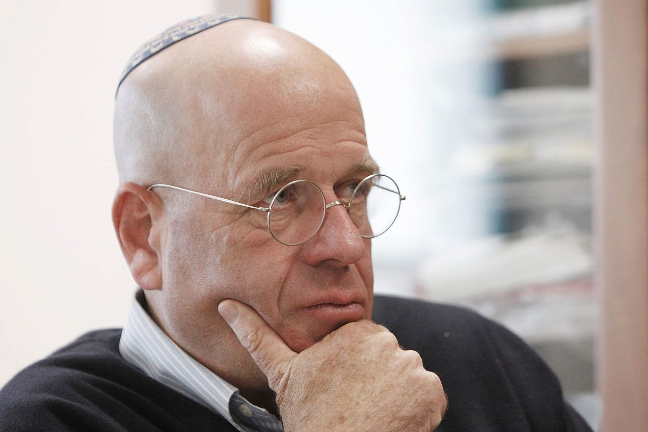 Israeli author Avraham Burg during an interview held on Dec. 17, 2013. Credit: Miriam Alster/Flash9.0