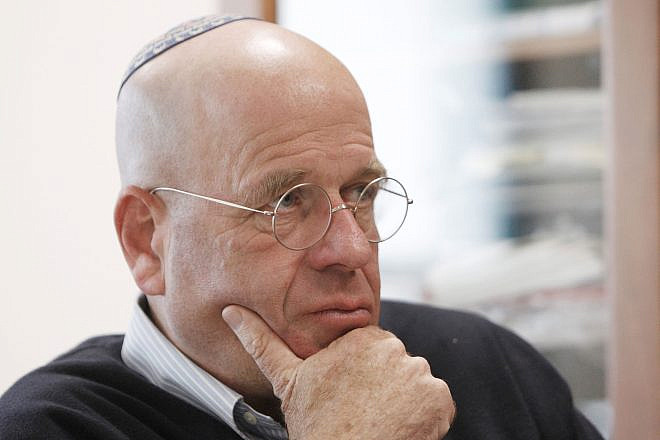 Israeli author Avraham Burg during an interview held on Dec. 17, 2013. Credit: Miriam Alster/Flash9.0