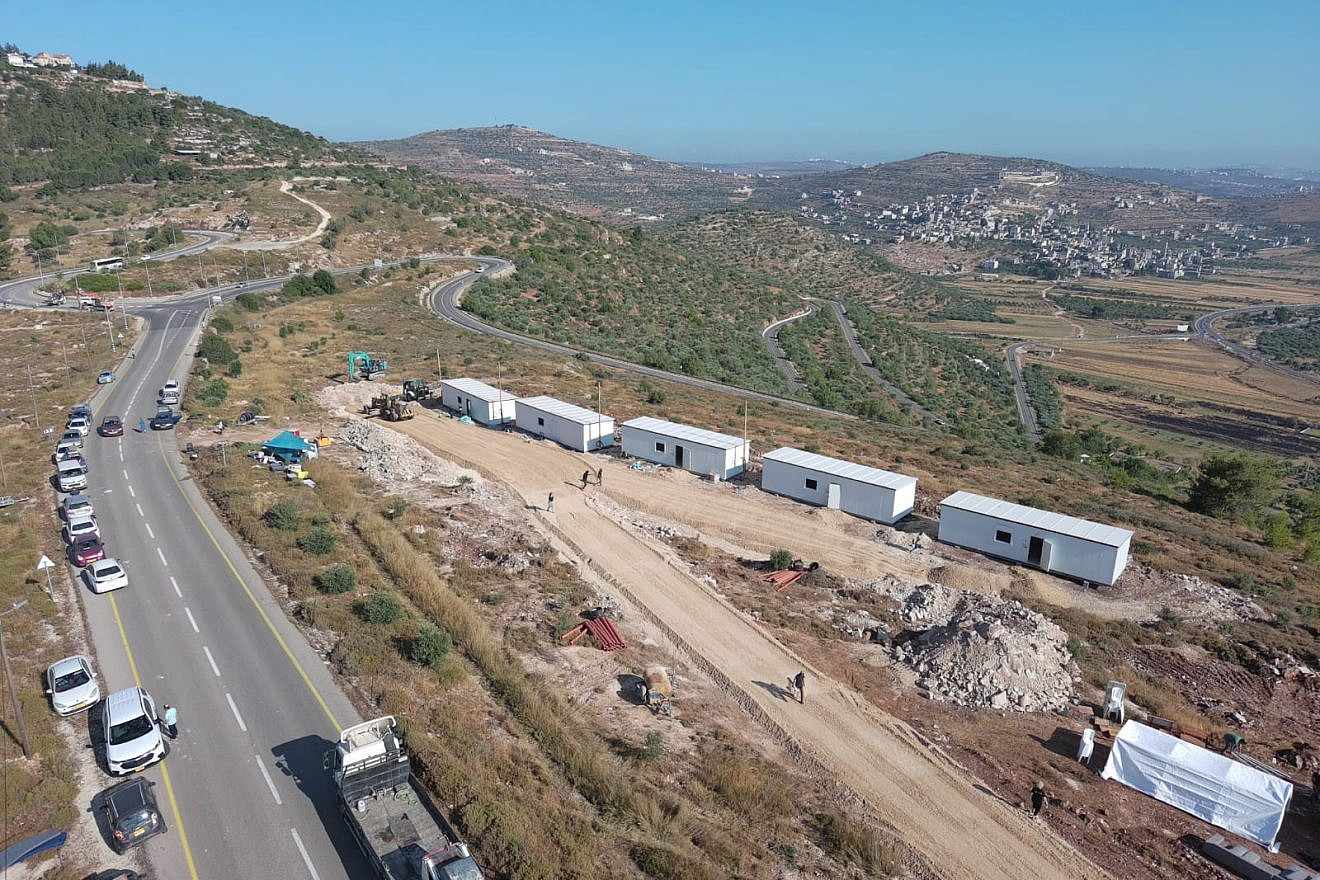 The new Hamore neighborhood in Samaria. Source: Twitter.