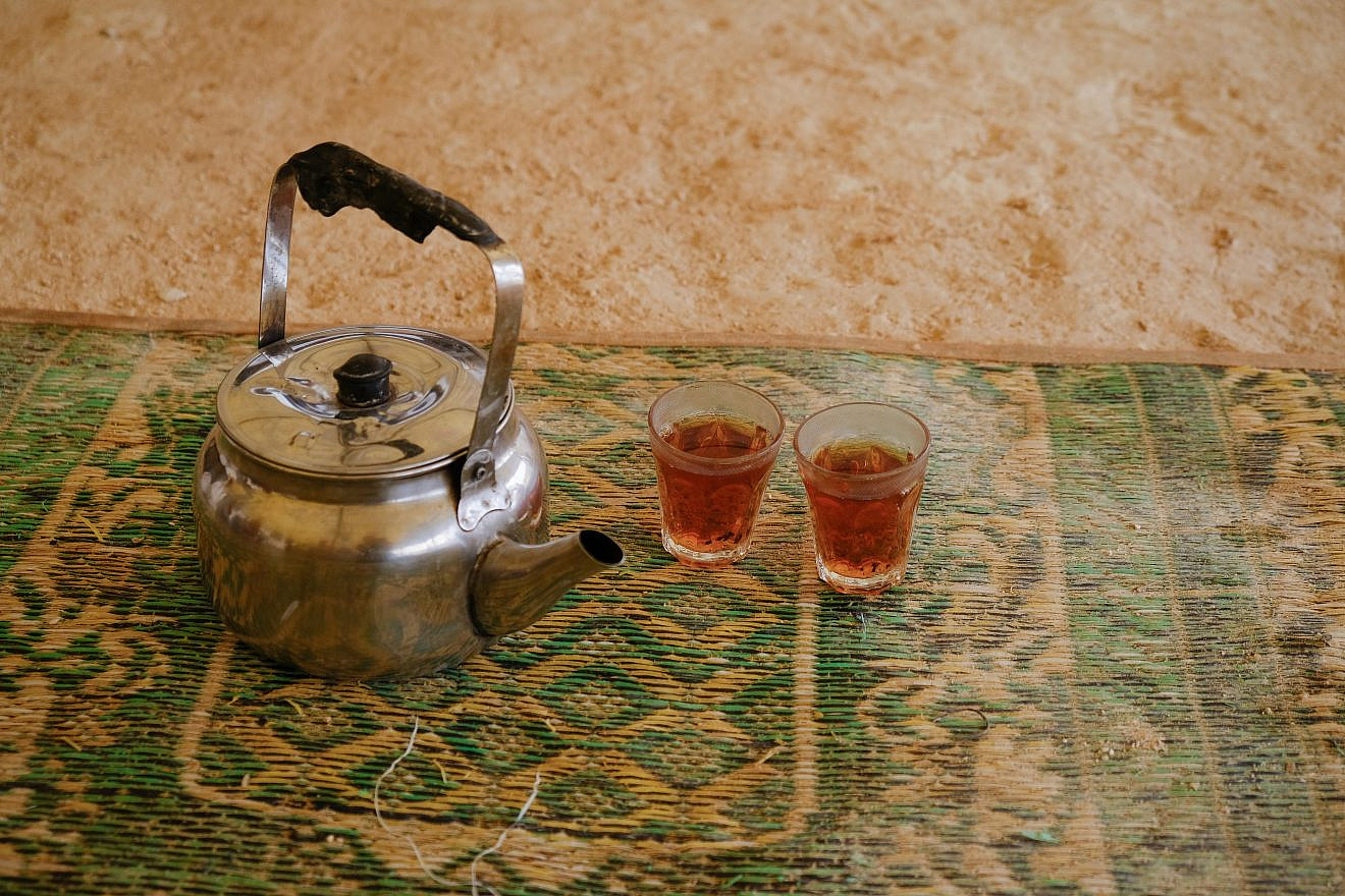 Bedouin tea in the Judean Desert. Photo by Sara Klatt/Flash90.